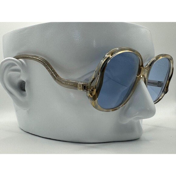 NEW Vintage Oversize Sunglasses | Non RX | Drop Temple Style | Made in USA - Picture 1 of 8